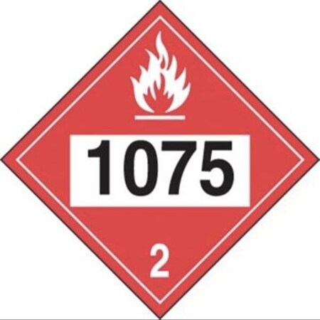 Accuform 4DIGIT DOT PLACARDS HAZARD CLASS 2 MPL724MG100 MPL724MG100